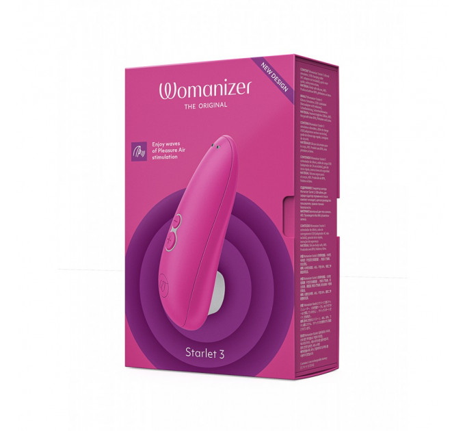 Вакуумный клиторальный стимулятор Womanizer Starlet 3 Pink