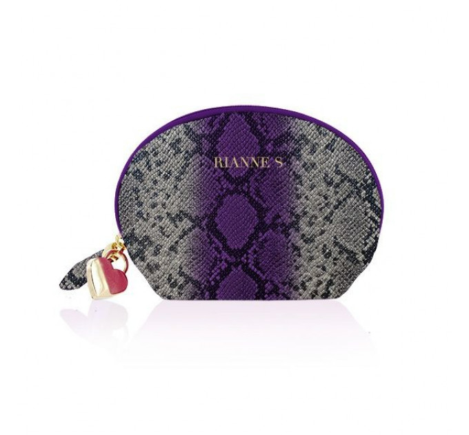 Вибратор для точки G Rianne в сумочке, фиолетовый, 14 см х 3.5 см