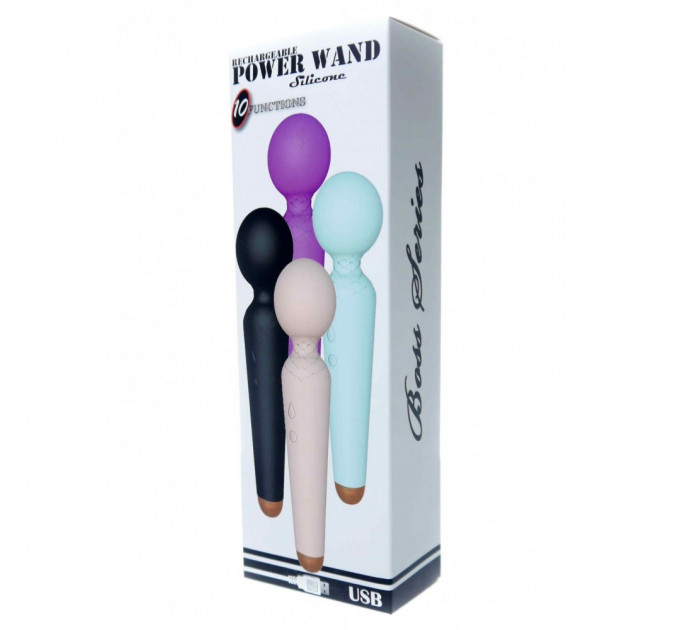 Вибратор Микрофон телесный Rechargeable Power Wand USB 10 Functions