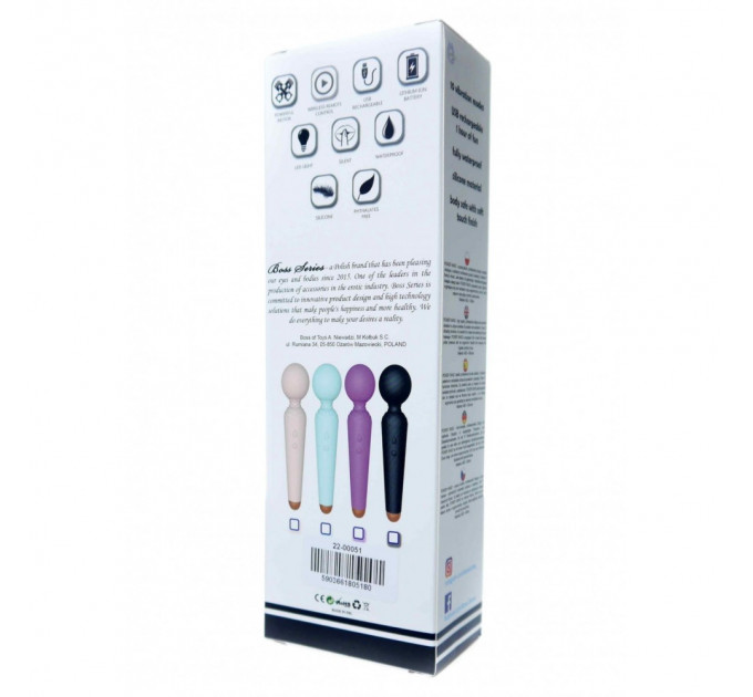 Вибратор Микрофон телесный Rechargeable Power Wand USB 10 Functions
