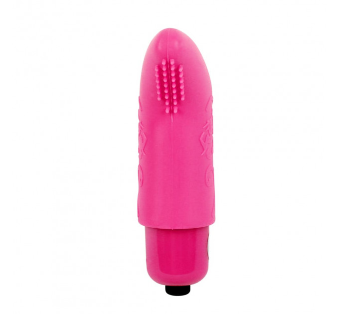 Вибратор для клитора на палец Chisa Mis Sweet Finger Vibe с рельефом, розовый