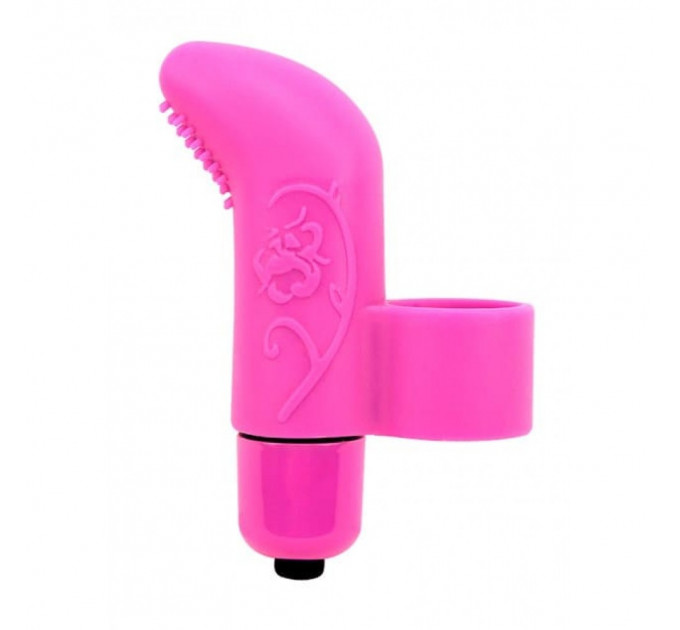 Вибратор для клитора на палец Chisa Mis Sweet Finger Vibe с рельефом, розовый