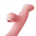 Вибратор с подогревом и вакуумной стимуляцией ZALO ROSE RABBIT PINK