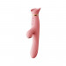 Вибратор с подогревом и вакуумной стимуляцией ZALO ROSE RABBIT PINK