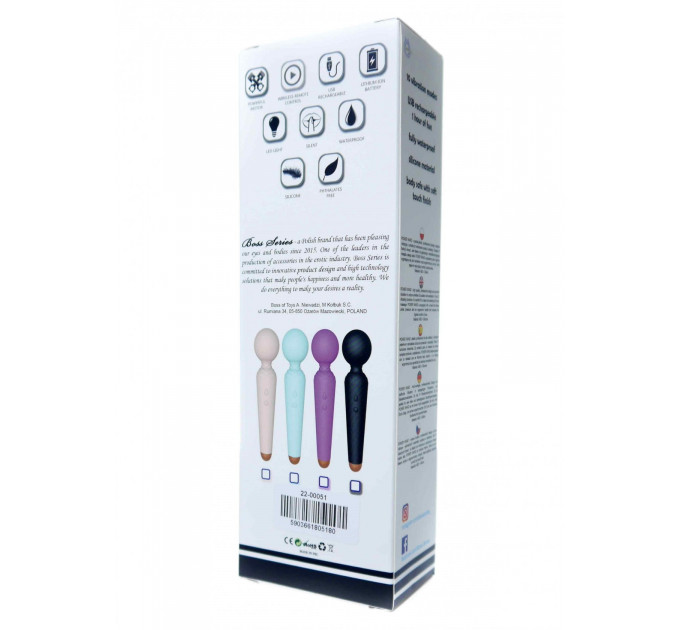 Вибромассажер микрофон Power Wand, фиолетовый