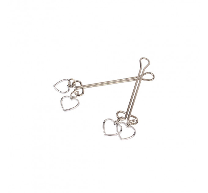 Зажимы на соски CHISA Senuelo Fetish Fantasy Heart Nipple Clamps в форме сердца