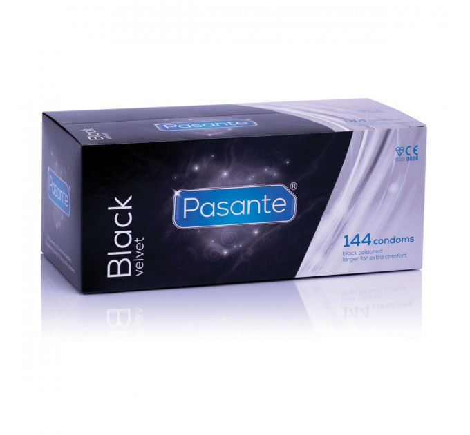 Презервативи Pasante Black Velvet condoms, 144 шт