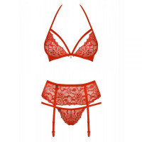 Комплект Obsessive 838-SEG-3 SET L/XL красный
