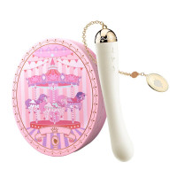 Вибратор ZALO Momoko с подключением к телефону, ванильный белый