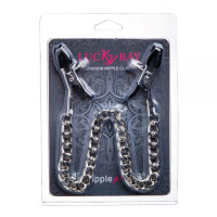 Зажимы на соски Nipple play Chain Heavy Metall