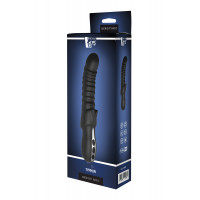 Двойной вибратор рельефный Dream Toys Midnight Magic Typhon черный, 23 х 4 см