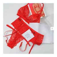 Комплект Obsessive 838-SEG-3 SET L/XL красный