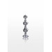 Анальна ялинка S. металева з каменем Diamond Star Beads ToyJoy