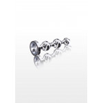 Анальна ялинка S. металева з каменем Diamond Star Beads ToyJoy