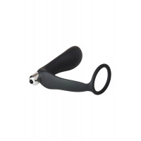 Анальная пробка с эррекционным кольцом FANTASSTIC VIBRATING ANAL PLUG WITH COCKRING BLACK
