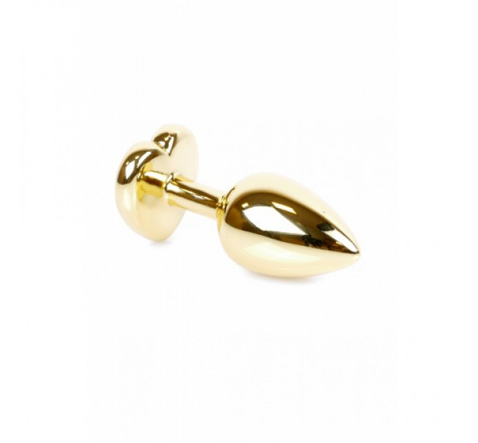 Анальная пробка с розовым камнем Jewellery