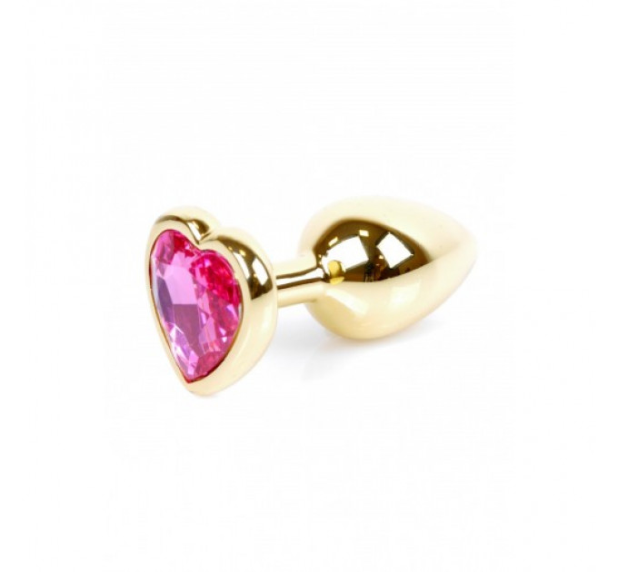Анальная пробка с розовым камнем Jewellery