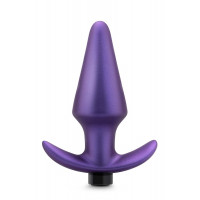 Анальная пробка с вибрацией Anal Adventures Blush, силиконовая, фиолетовая, 12.7 х 3.8 см