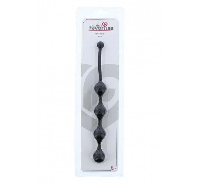 Анальний ланцюжок SEE YOU FOUR BEADS ANAL BLACK