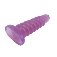 Велика анальна пробка Chisa Hi-Rubber Chubby Anal Plug, фіолетова