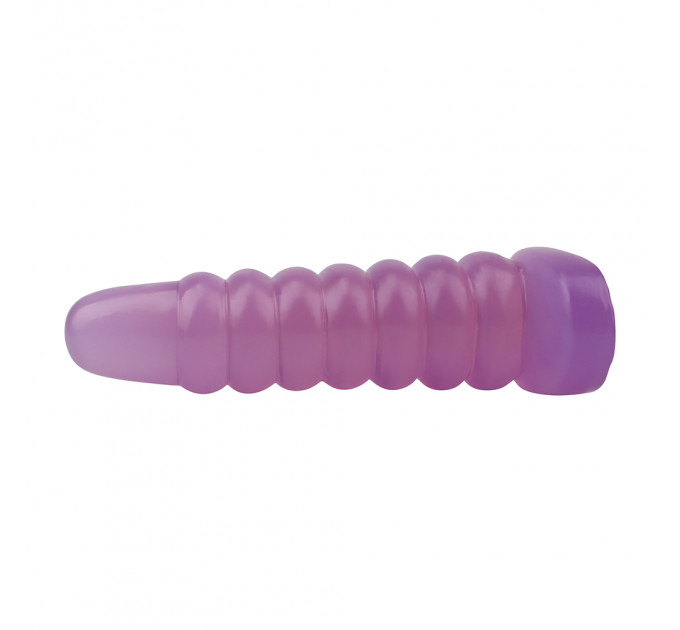 Большая анальная пробка Chisa Hi-Rubber Chubby Anal Plug, фиолетовая
