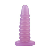 Велика анальна пробка Chisa Hi-Rubber Chubby Anal Plug, фіолетова