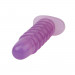 Большая анальная пробка Chisa Hi-Rubber Chubby Anal Plug, фиолетовая