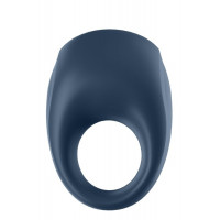 Эрекционное синее виброкольцо Satisfyer Strong One с возможностью работать от приложения