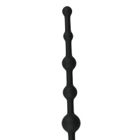 ET106BLK Анальные бусы Long Anal Beads черные, 33.5 см x 2.5 см