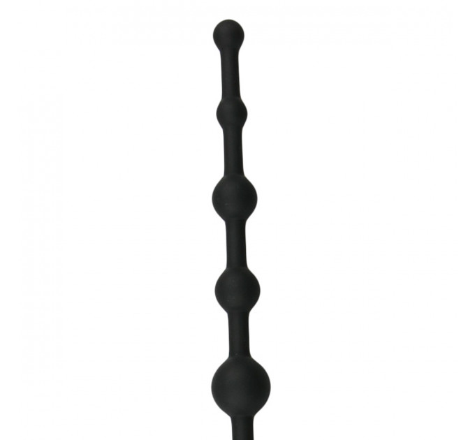 Анальні намисто Long Anal Beads чорні, 33.5 см x 2.5 см