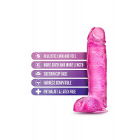 Фаллоимитатор гигант гелевый Blush b Yours розовый