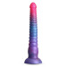 Фалоімітатор NS Novelties Colours Stacked рідкий силікон, рожево-синій, 23 см