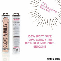 Комплект для зліпка члена Clone-A-Willy Kit, силікон, бежевий