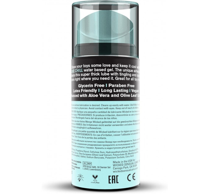 Лубрикант охлаждающий WICKED TOY BREEZE COOLING LUBE 100ML
