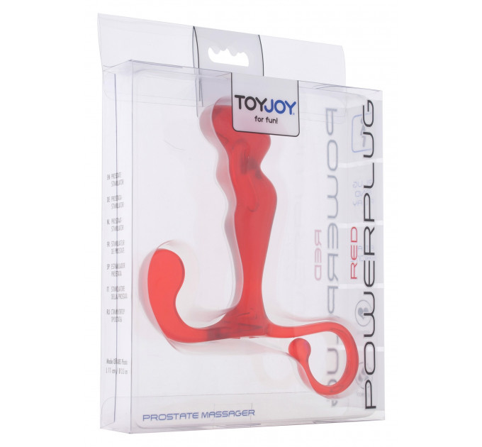 Массажер простаты ToyJoy Power Plug Prostate Massager, красный