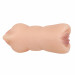Мастурбатор з двома входами Crazy Bull Zoey Soft Skin рот і вагіна, 17 х 8.2 см