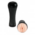Мастурбатор в колбе с киберкожи-Vagina cyber skin- Latarka