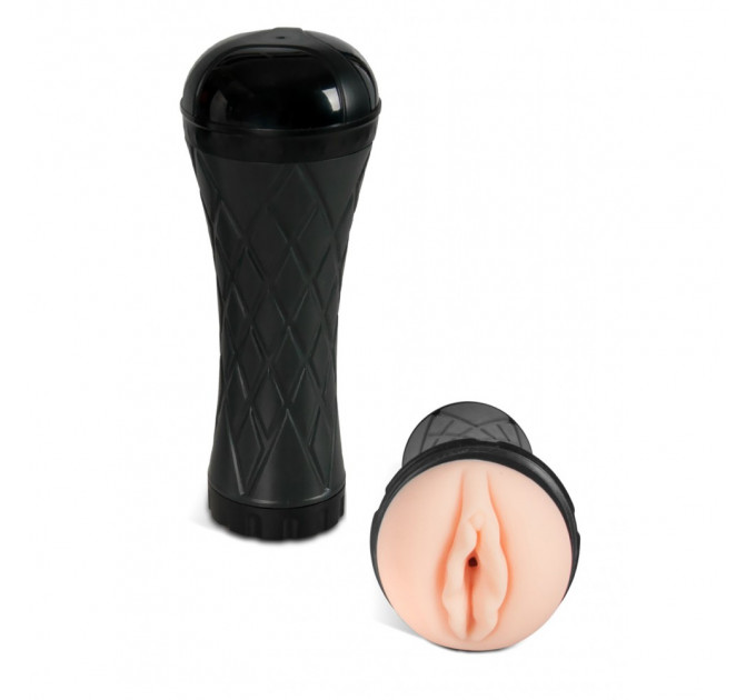 Мастурбатор в колбе с киберкожи-Vagina cyber skin- Latarka
