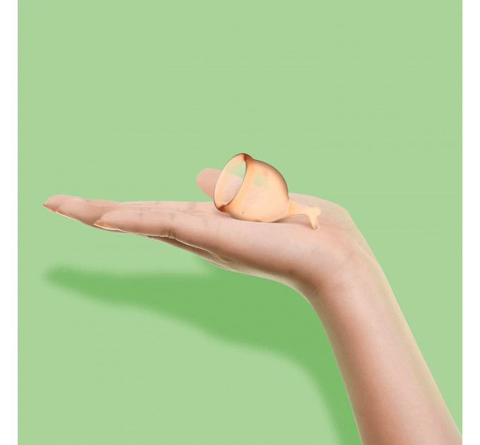 Набор менструальных чаш Satisfyer Feel Secure из медицинского силикона, оранжевые, 15 мл и 20 мл