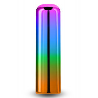 Мини-вибратор для стимуляции клитора NS Novelties Chroma Rainbow перезаряжаемый, радужный, S