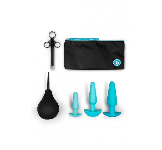 Набір для анального сексу B-Vibe Anal Training 7 предметів, синій