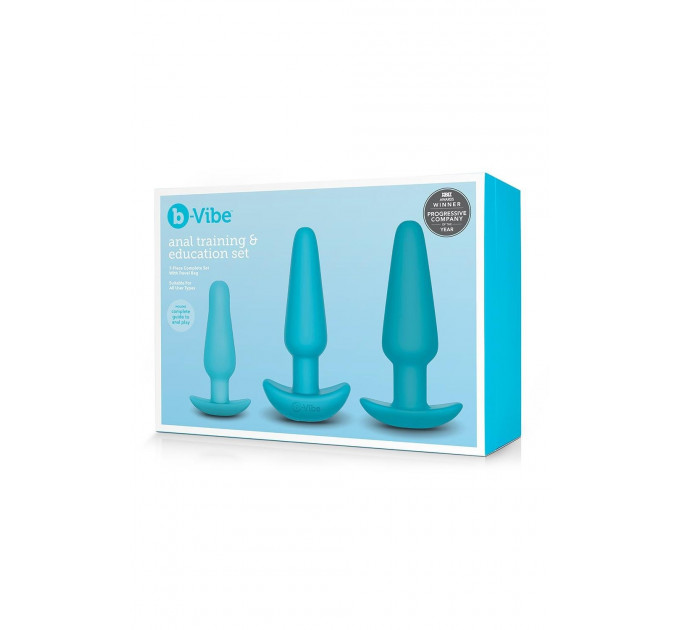 Набір для анального сексу B-Vibe Anal Training 7 предметів, синій