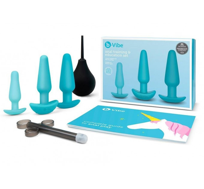 Набір для анального сексу B-Vibe Anal Training 7 предметів, синій