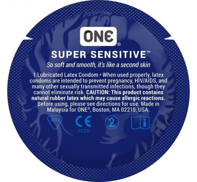Набор гладких ультратонких презервативов ONE Super Sensitive 100 шт