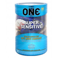 Набор гладких ультратонких латексных презервативов ONE Super Sensitive (цена за упаковку, 100 шт.) Набор гладких ультратонких латексных презервативов ONE Super Sensitive (цена за упаковку, 100 шт.)