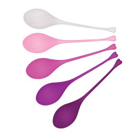 Набор вагинальных шариков Evolved Tight & Delight разных цветов, 5 шт.