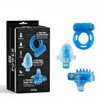 Набор вибро-игрушек Chisa GK Power Teasers Ring Kit, синий