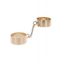 Наручники Slave Wrist Cuffs TABOOM, металеві, золотисті