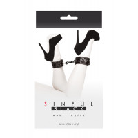 Поножи NS Novelties SINFUL BLACK ANKLE CUFFS