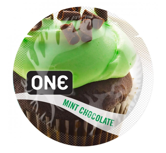 Набор презерватив 5шт оральный One Flavor Waves мята с шоколадом ( Цена за 5 шт)